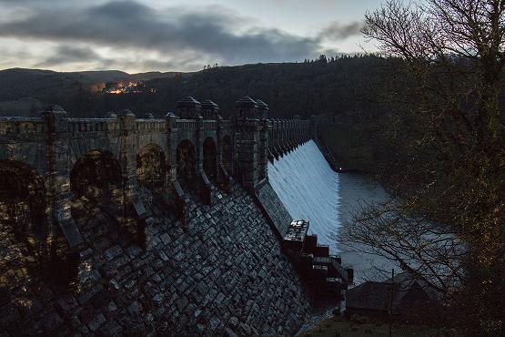 Flowing Water - Lake Vyrnwy Wales