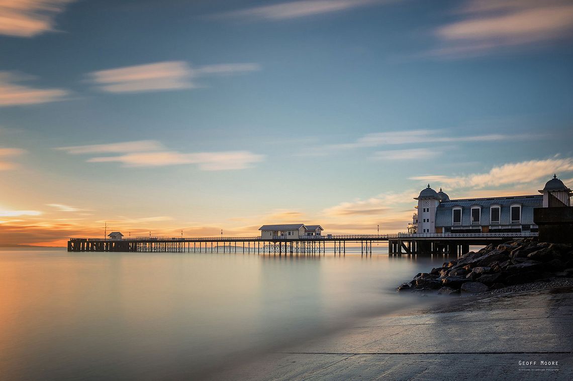 Penarth Pier At Sunrise