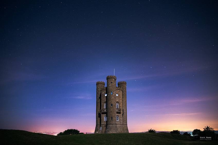 Broadway Tower at Night
