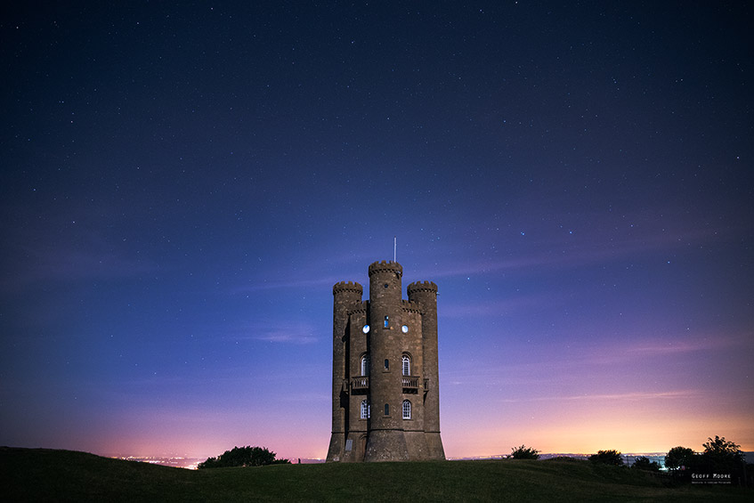 Broadway Tower & The Perseid Meteor Shower - Landscape Photography