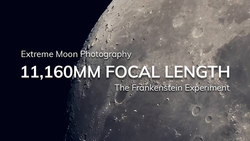 Photographing Moon with a Tiny Camera!